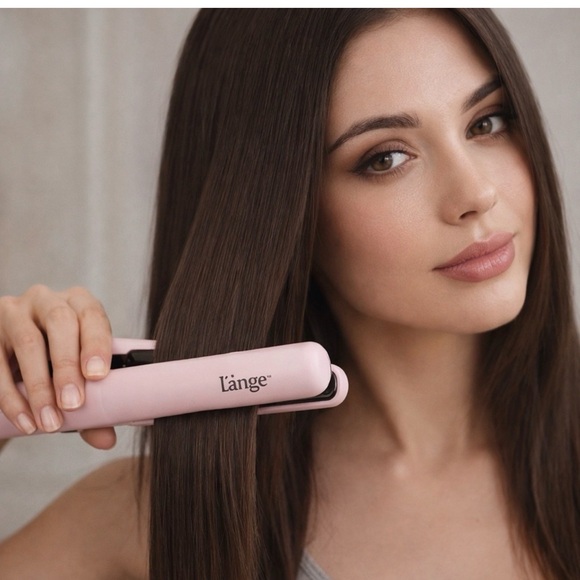 Lange Ceramic Flat Iron in Soft Pink new sealed! - Picture 2 of 4